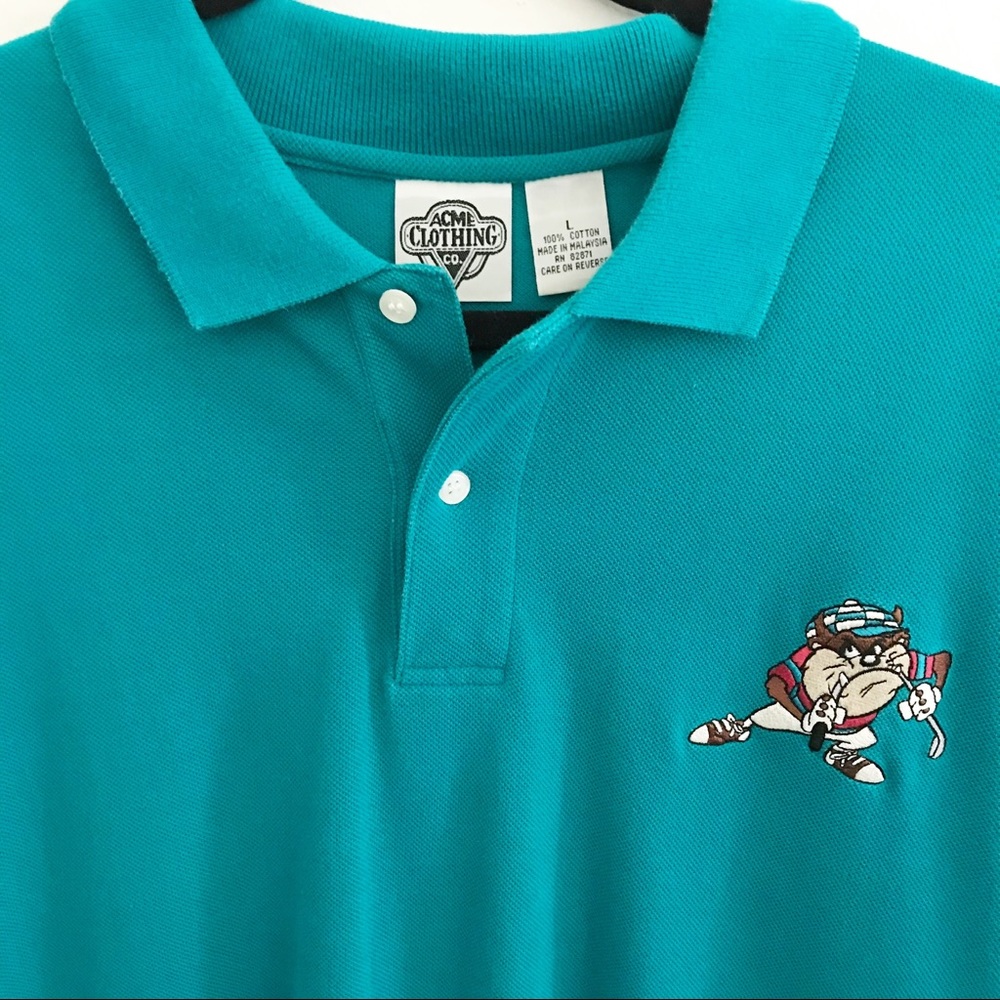 Vintage ACME Taz Polo Shirt